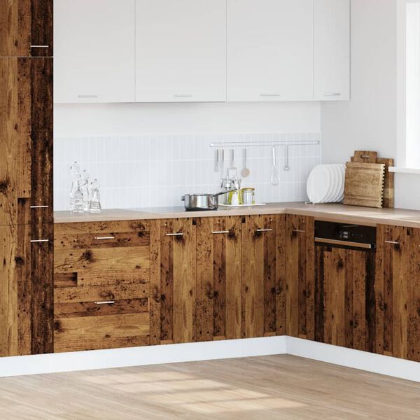 vidaXL Apatinė spintelė, &ldquo;Lyon", sendintos medienos, 60x46x81, 5cm