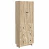 vidaXL Spintelė 2 pcs 66 x 34,5 x 90 cm Apdirbta mediena