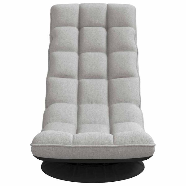 vidaXL Ant grindų pastatoma pasukama kėdė, debesies pilka, 70x51x79cm