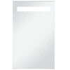 vidaXL Sieninis vonios kambario veidrodis su LED, 60x100cm