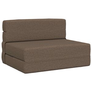 vidaXL Sulankstomas Sofos Lova Taupe 70 x 72 x 60 cm Audinys