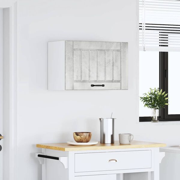 vidaXL virtuvės sieninė spintelė "Lucca" Betoninė pilka