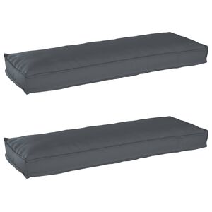 vidaXL Pallet pagalvių rinkinys 2 vnt. Oksfordo audinys Antracito