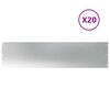 vidaXL Vejos apvadai 20 vnt 25x103 cm Cinkuotas plienas