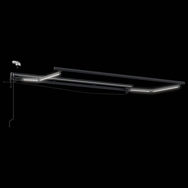 vidaXL Elektrinė i&scaron;traukiama pavėsinė Antracitas 2,5 x 2 m