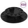 vidaXL Reguliuojamos terasos atramos, 10vnt., 25-40mm