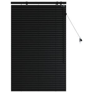 vidaXL Venecijos žaliuzės Juoda 70 x 130 cm 35 mm