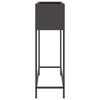 vidaXL Pakeltas Sodo Vazonas Juoda 100 x 26 x 82 cm Plienas