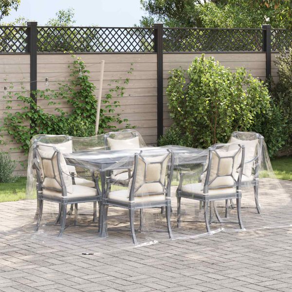 vidaXL Tentas Skaidrus 3 x 4 m PVC