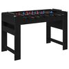 vidaXL Fuzbolas stalas Juodas Ąžuolas 125 x 60,5 x 80 cm