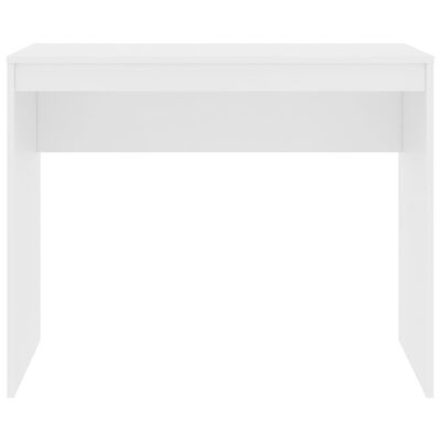 vidaXL Rašomasis stalas, baltos spalvos, 90x40x72cm, apdirbta mediena