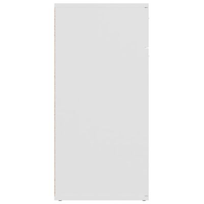 vidaXL Šoninė spintelė, baltos spalvos, 80x36x75cm, MDP