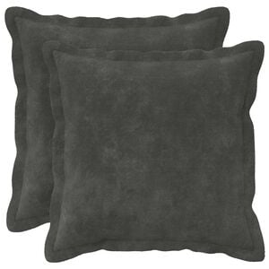 vidaXL Pagalvėlės užvalkalas 2 pcs HOUTEN Antracito 30 x 30 cm