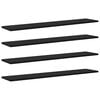 vidaXL Knygų lentyna 3 lygių 4 pcs 100 x 20 x 1,5 cm Apdirbta mediena
