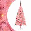 vidaXL Kalėdų eglutė Rožinė 150 cm PVC