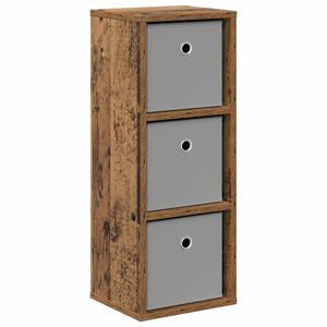 vidaXL Kabalas su stalčių Senas medis 25,5 x 22 x 69,5 cm