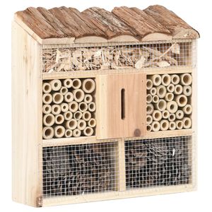 vidaXL Vabzdžių vie&scaron;butis, 30x10x30cm, eglės mediena