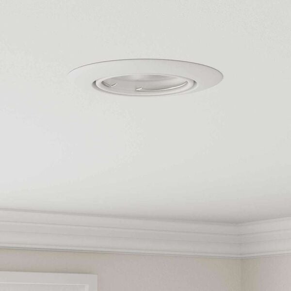 vidaXL Prožektorius 6 pcs Balta 9 x 9 x 2.5 cm metalas