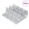 vidaXL Laikiklis 12 Cinkuota 106 x 55 x 1,5mm Plienas