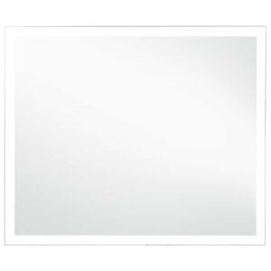 vidaXL Sieninis vonios kambario veidrodis su LED, 60x50cm