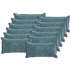 vidaXL Pagalvėlės užvalkalas 12 pcs HOUTEN Mėlyna 40 x 80 cm