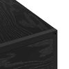 vidaXL &Scaron;alia lovos spintelė Juodas ąžuolas 40 x 27 x 76 cm