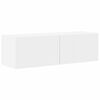 vidaXL Televizoriaus spintelė 8 pcs Balta