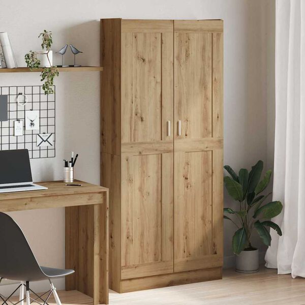 vidaXL Highboard Artisan ąžuolas 82,5x30,5x185 cm inžinerinė mediena