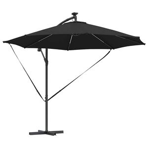 vidaXL Skėtis nuo saulės 294 x 294 x 248 cm Poliesteris ir aliuminis