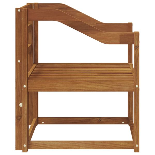 vidaXL Lauko sofa Kietos akacijos mediena Natūrali