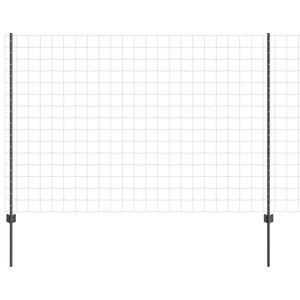 vidaXL Euro tvoros su stulpu 10 x 1,5 m PVC dengtas plienas Pilka