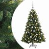 vidaXL Dirbtinė kalėdinė eglutė su rutuliuku 120 cm 150 LED