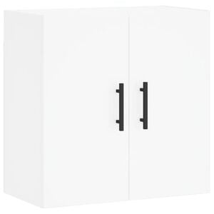 vidaXL Sieninė spintelė, baltos spalvos, 60x31x60cm, apdirbta mediena