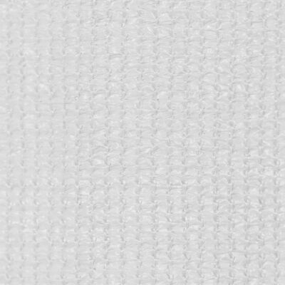 vidaXL Lauko roletas, baltos spalvos, 60x140cm, HDPE