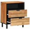vidaXL Lovos spintelė Ruda 50 x 33 x 62 cm Kietos akacijos mediena