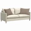vidaXL Sofa Pagalvės 2 pcs Taupe 70 x 50 cm audinys