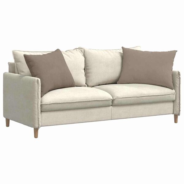 vidaXL Sofa Pagalvės 2 pcs Taupe 70 x 50 cm audinys