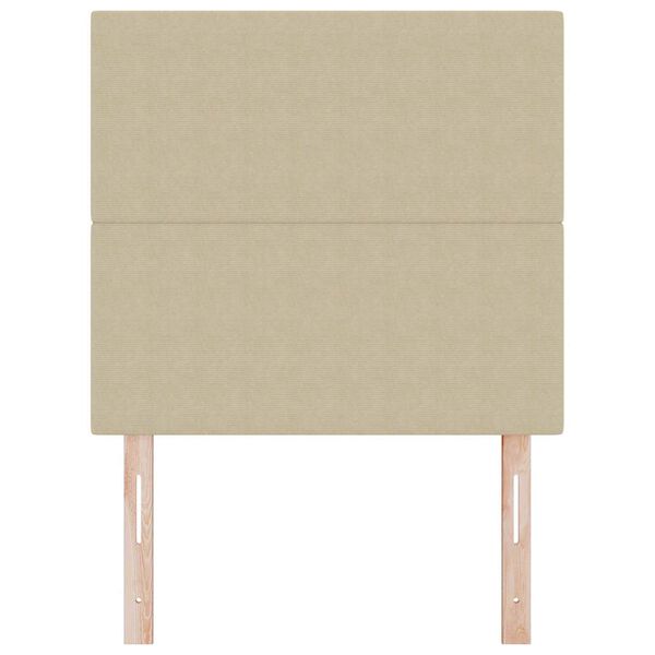 vidaXL Galvūgalis Šviesiai žalia pilka 100 cm Dirbtinė oda