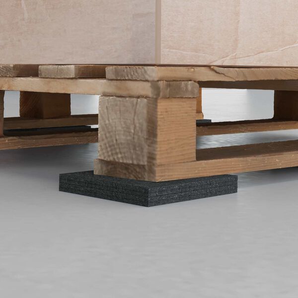 vidaXL Guminis Kilimėlis Juoda Guma