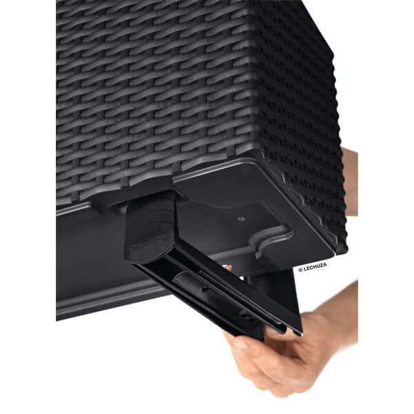 LECHUZA Lovelis BALCONERA Cottage 80 ALL-IN-ONE, granito spalvos