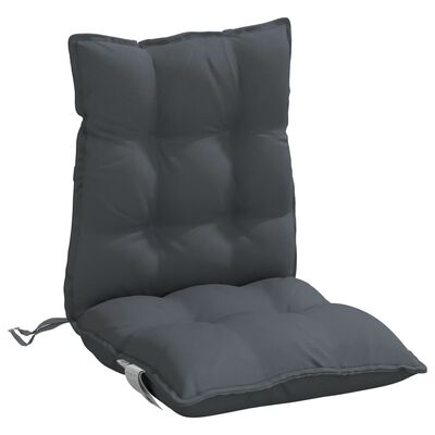 vidaXL Kėdės pagalvėlės, 2vnt., antracito, oksfordo audinys