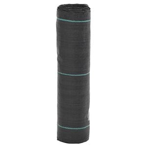 vidaXL Membrana nuo piktžolių, juodos spalvos, 0,5x15m, PP