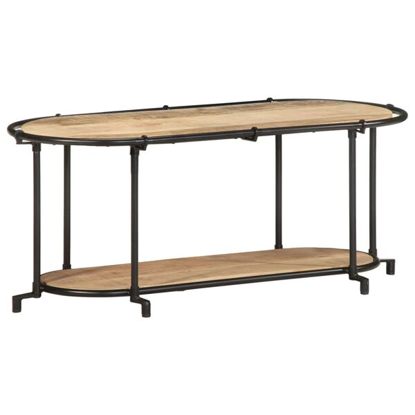 vidaXL televizoriaus spintelė 100x42x40 cm masyvo Rough Mango