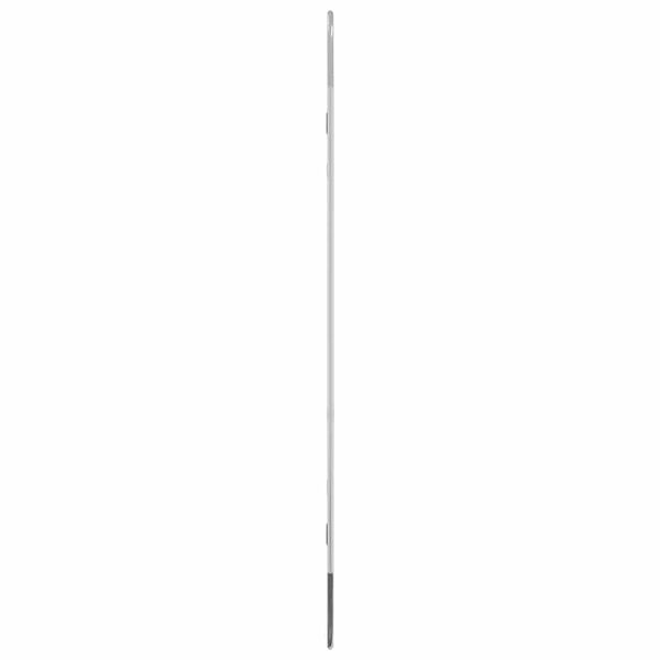 vidaXL Sieninis veidrodis, sidabrinės spalvos, 90x40cm, ovalo formos