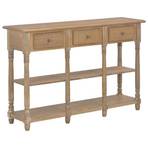vidaXL Konsolinis staliukas, 110x30x76cm, apdirbta mediena