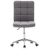 vidaXL Valgomojo kėdės, 2vnt., &scaron;viesiai pilkos spalvos, audinys