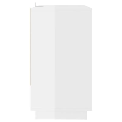 vidaXL Šoninė spintelė, baltos spalvos, 70x41x75cm, MDP, blizgi