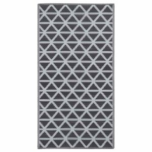 vidaXL Lauko kilimas, ARAKIL juodos spalvos, 120x180cm, PP