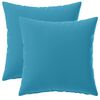 vidaXL Pagalvėlės užvalkalas 2 pcs HEERLEN &Scaron;viesiai mėlyna 40 x 40 cm