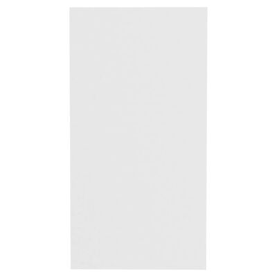 vidaXL Šoninis staliukas, baltos spalvos, 50x26x50cm, MDP